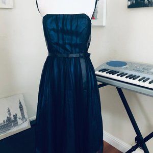 laundry by shelli segal dress strapless Blue/Black